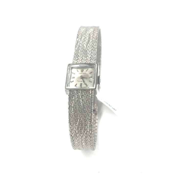 Women’s 9ct White Gold Rolex Vintage Cocktail watch