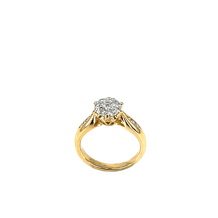 18ct Yellow Gold Diamond Solitaire Ring - Hyman’s Jewellers