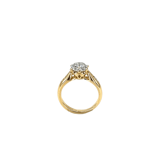 18ct Yellow Gold Diamond Solitaire Ring - Hyman’s Jewellers