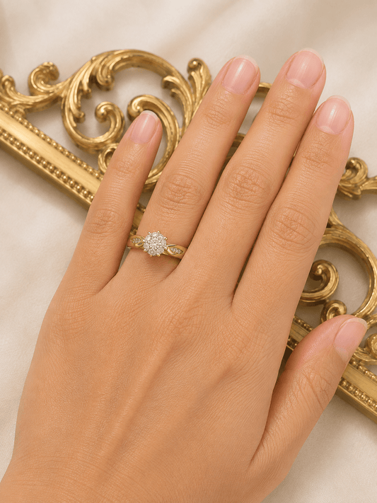 18ct Yellow Gold Diamond Solitaire Ring - Hyman’s Jewellers
