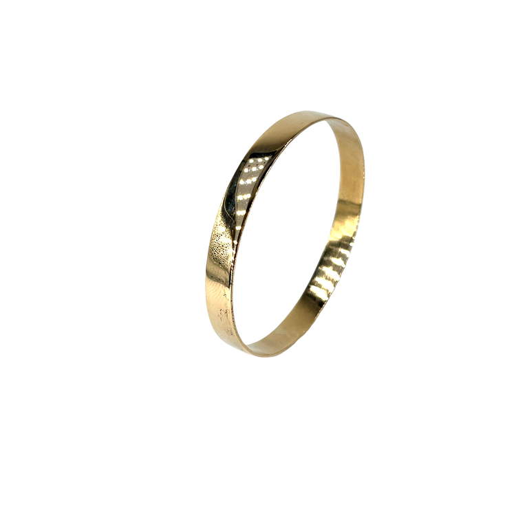9ct children Classic Flat Profile Yellow Gold Bangle