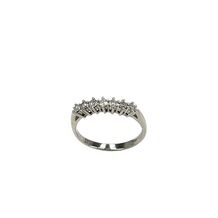 Multi-Stone Diamond Band Ring in 9CT White Gold