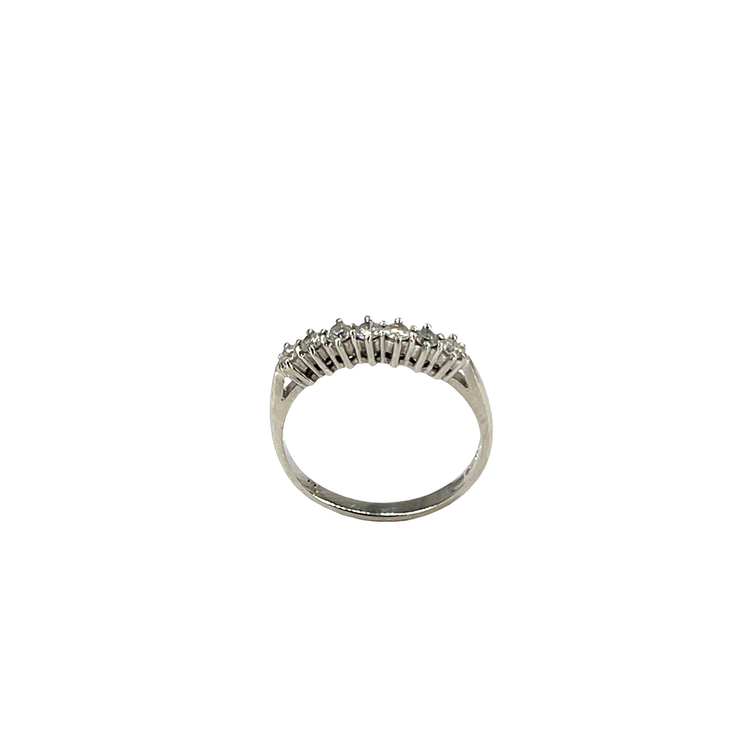 Multi-Stone Diamond Band Ring in 9CT White Gold