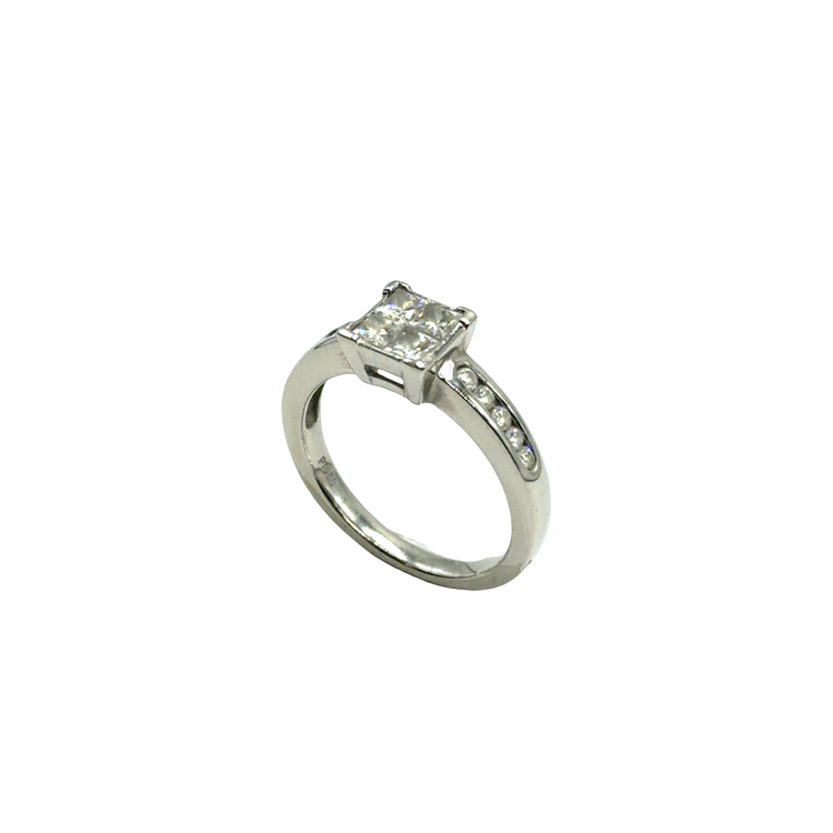 Fancy Brown Diamond Cluster Ring in Platinum