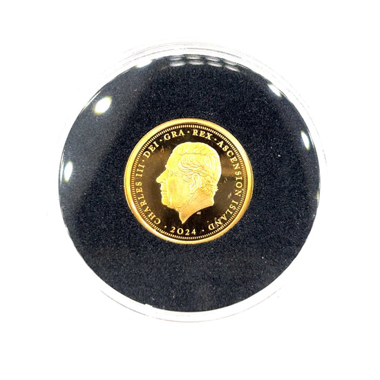 22ct VE Day 80th Anniversary Gold Proof Half Sovereign - 4g - Hyman’s Jewellers