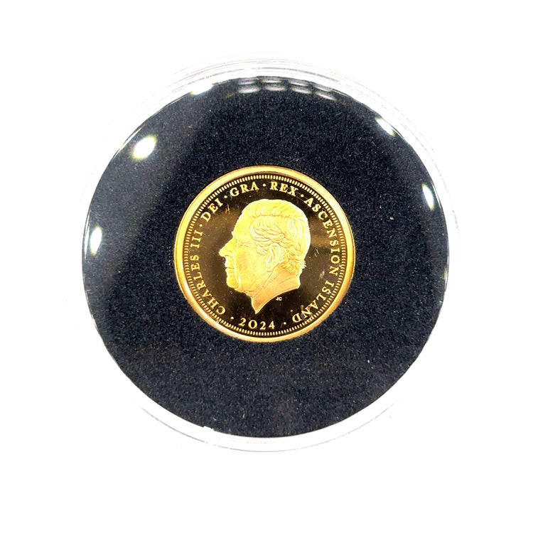 22ct VE Day 80th Anniversary Gold Proof Half Sovereign - 4g - Hyman’s Jewellers