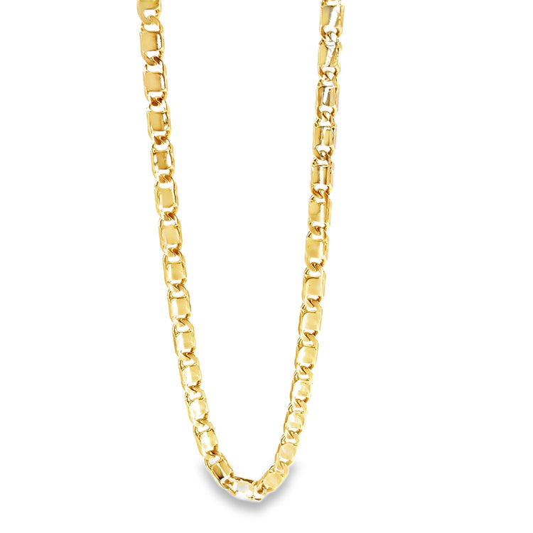 Men’s 9ct Yellow Gold Fancy Anchor Link Chain - 31.3G 22”