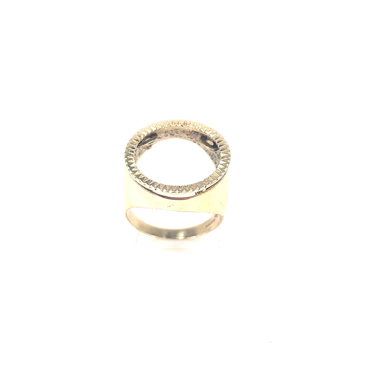 Men’s 9ct Yellow Gold Solid Half Soverign Shank - 8.1g
