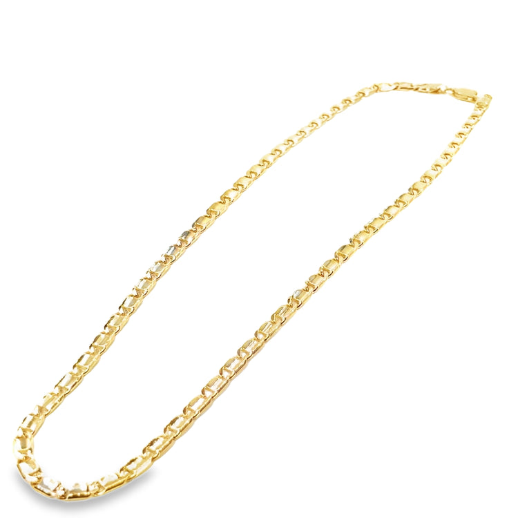 Men’s 9ct Yellow Gold Fancy Anchor Link Chain - 31.3G 22”