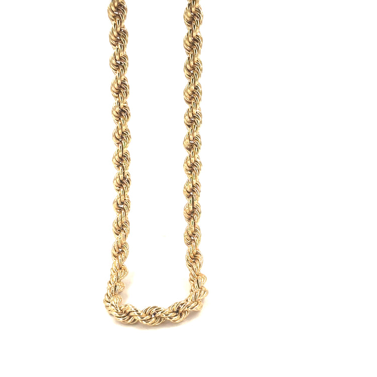 Men’s 9ct Yellow Gold XL Rope Chain - 75.6g