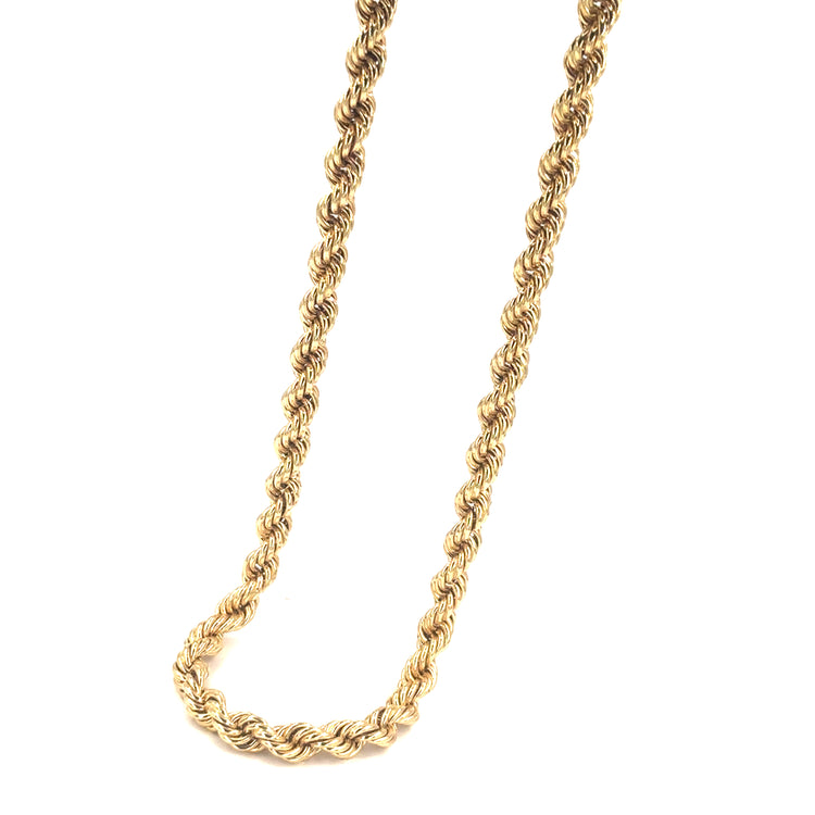 Men’s 9ct Yellow Gold XL Rope Chain - 75.6g