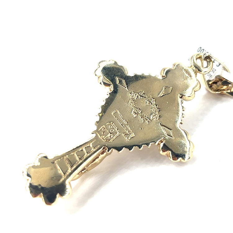 Men’s 9ct Yellow Gold Crucifix Cross - 25.5g