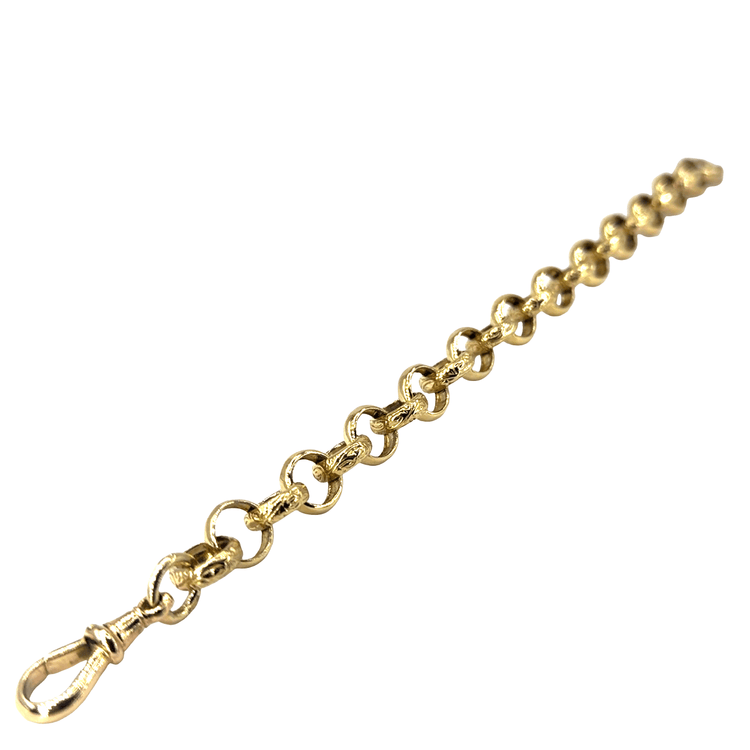 9CT Belcher Bracelet in Yellow Gold 27.4g - Hyman’s Jewellers