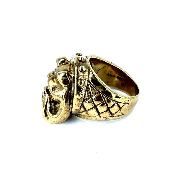 9ct Bulldog Ring 54.2g - Hyman’s Jewellers