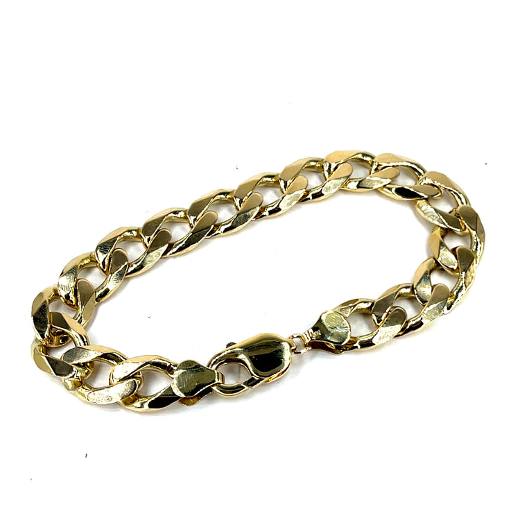 9ct Yellow Gold Curb Chain Bracelet - Hyman’s Jewellers