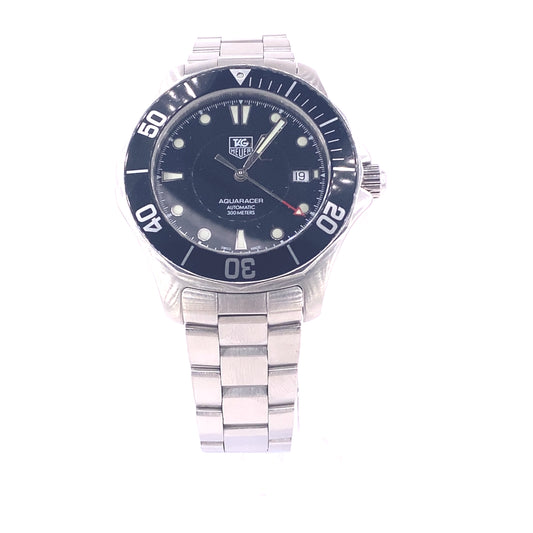 Men’s Stainless Steel Tag Heuer Aqua Racer Watch