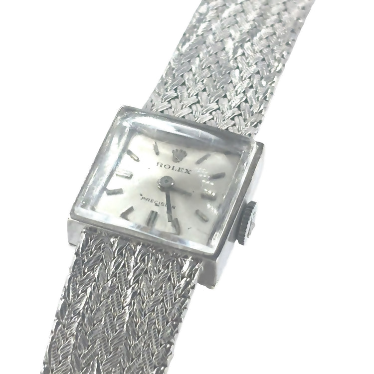 Women’s 9ct White Gold Rolex Vintage Cocktail watch