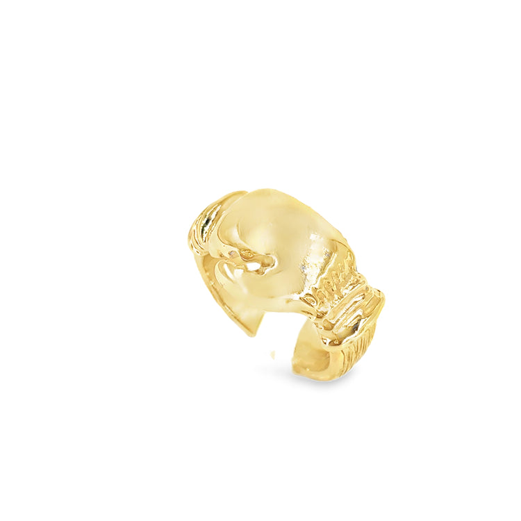 Children’s 9ct Yellow Gold Boxing Glove Ring - 7.9g NEW