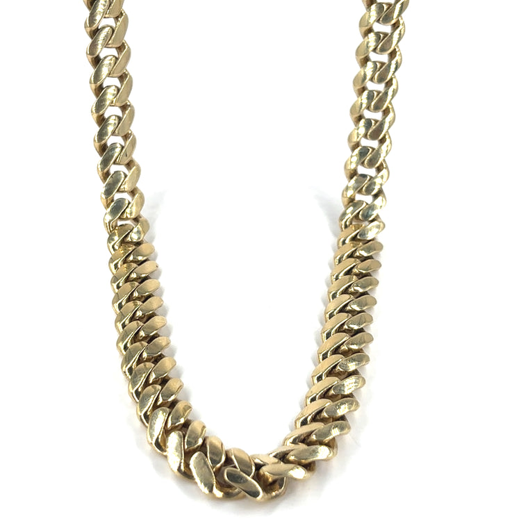 Men’s 9ct Yellow Gold Cuban Chain - 218.6g