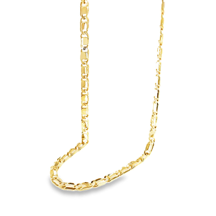 Men’s 9ct Yellow Gold Fancy Anchor Link Chain - 31.3G 22”