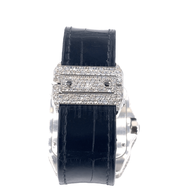 Cartier White Gold and Diamond Automatic Wristwatch - Hyman’s Jewellers