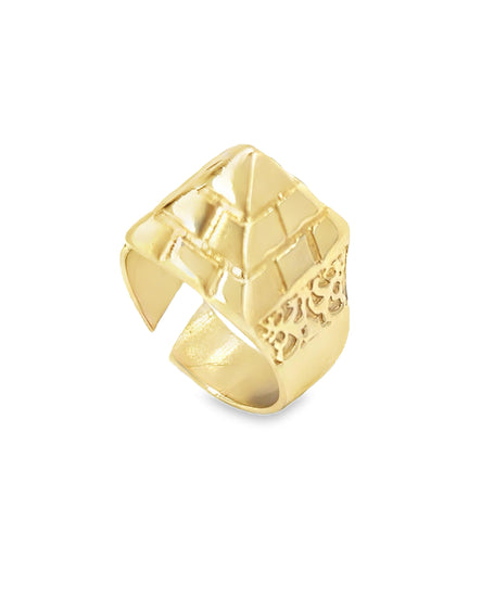Children’s 9ct Yellow Gold Pyramid Ring - 9.9g - Hyman’s Jewellers