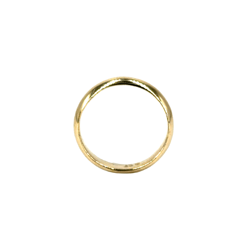 Classic 9CT Yellow Gold Band Ring - Hyman’s Jewellers