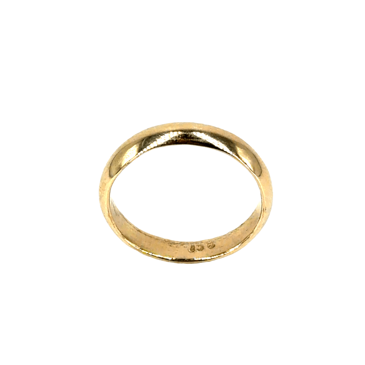 Classic 9CT Yellow Gold Band Ring - Hyman’s Jewellers
