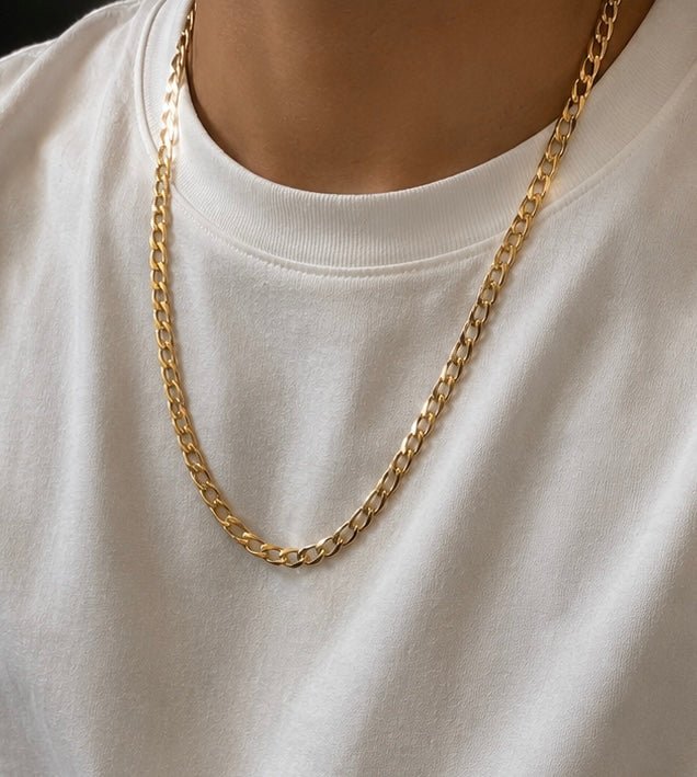Classic 9CT Yellow Gold Cuban Link Chain Necklace - Hyman’s Jewellers