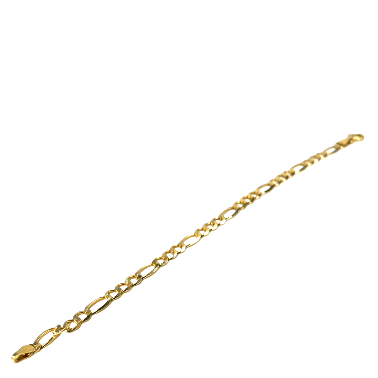Classic 9CT Yellow Gold Figaro Bracelet 2.9g - Hyman’s Jewellers