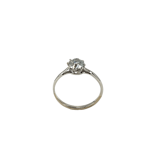 Classic Diamond 0.60CT Solitaire Ring in 18CT White Gold - Hyman’s Jewellers