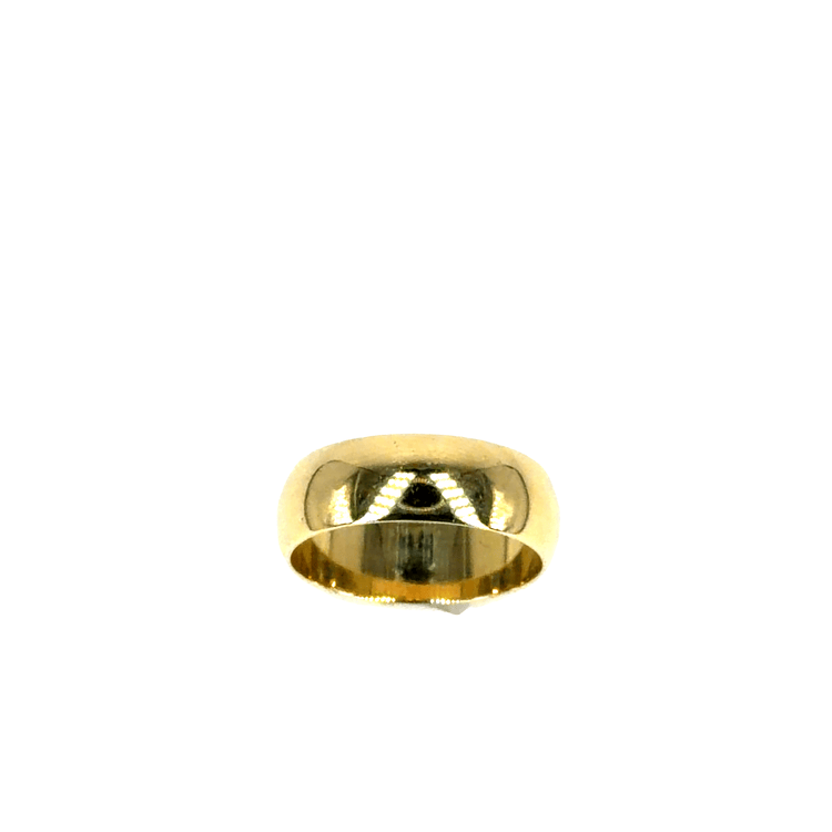 Classic Domed 9CT Yellow Gold Band Ring - Hyman’s Jewellers