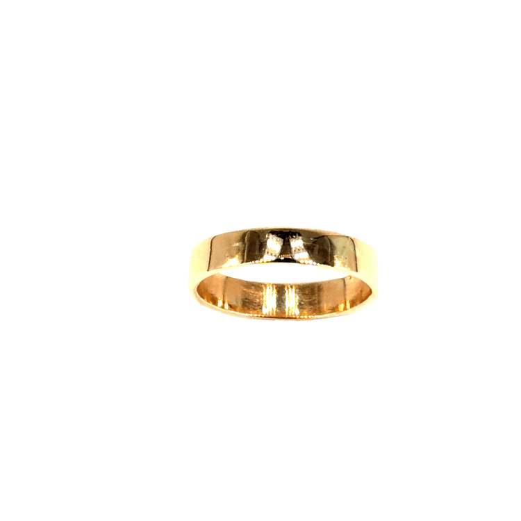 Classic Polished 9CT Rose Gold Band Ring - Hyman’s Jewellers