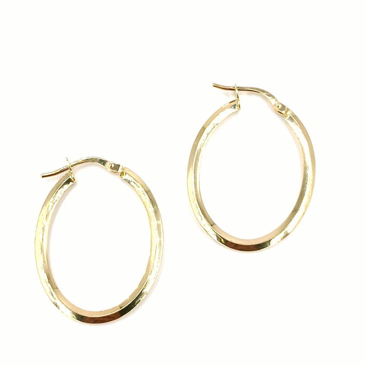 Classic Yellow Gold Hoop Earrings - Hyman’s Jewellers