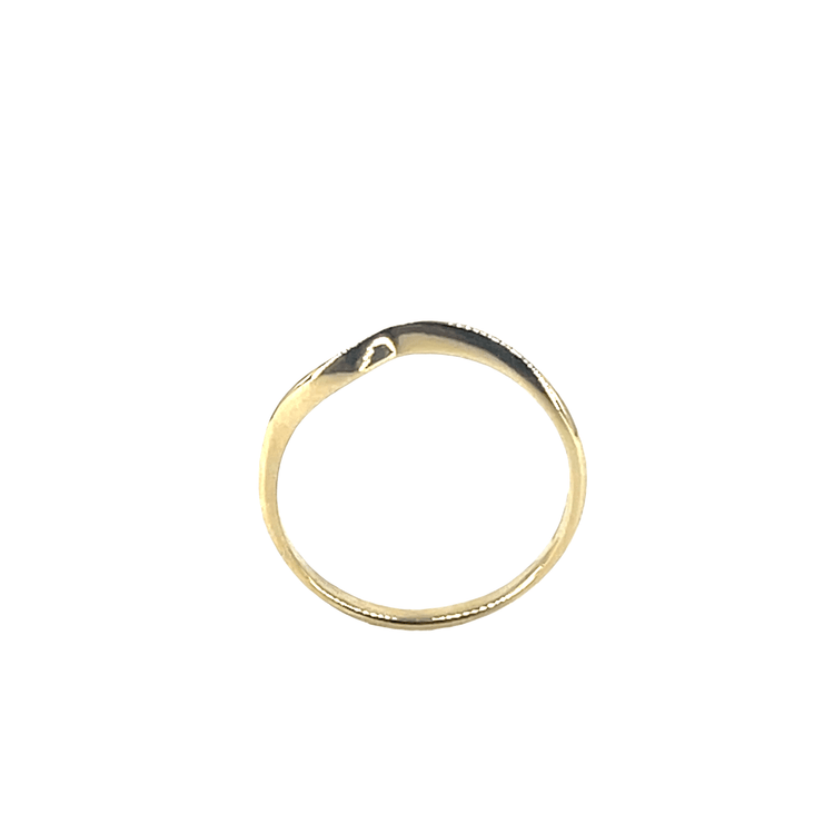 Contoured 9ct Yellow Gold Band Ring 1.1g - Hyman’s Jewellers