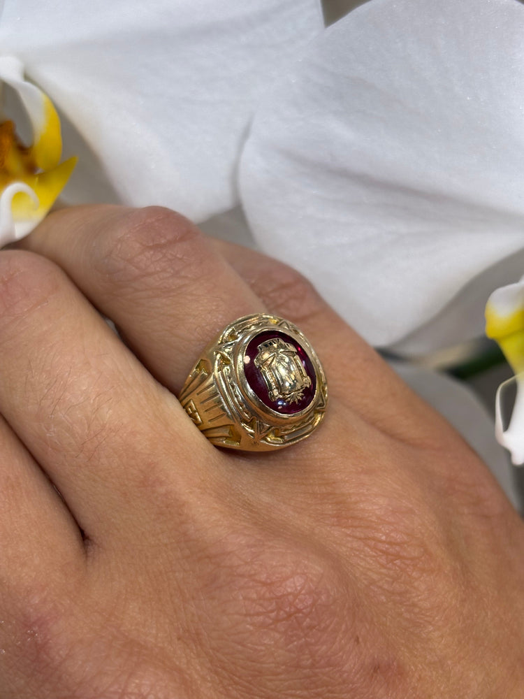 Men’s 10k ‘1925’ American College Ring - 5.8g R - Hyman’s Jewellers