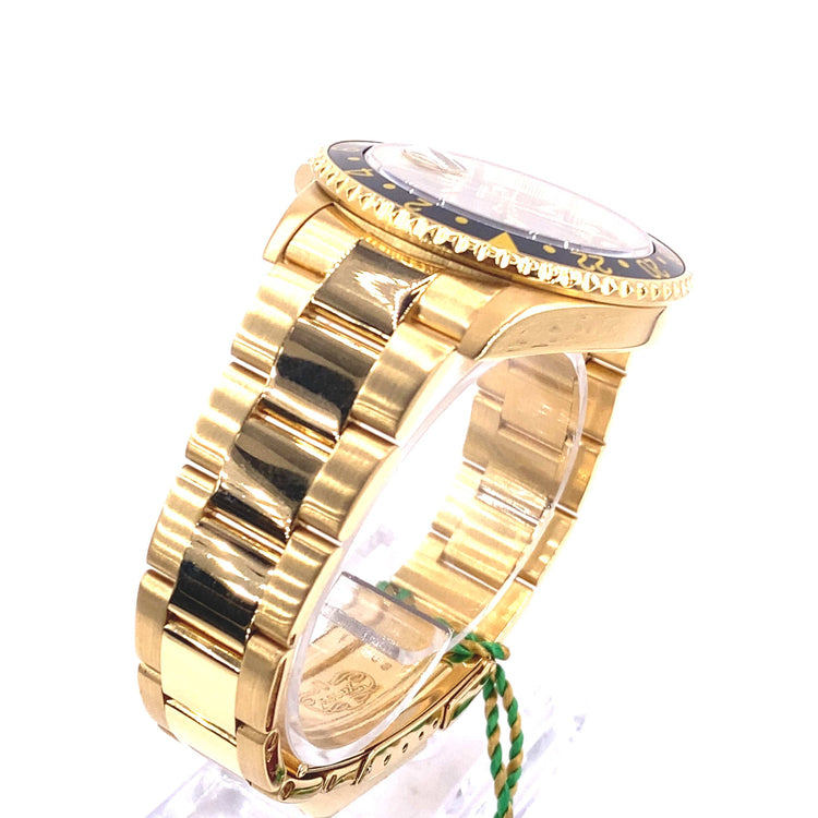 Men’s 18ct Yellow Gold Rolex GMT 2 Watch - Hyman’s Jewellers
