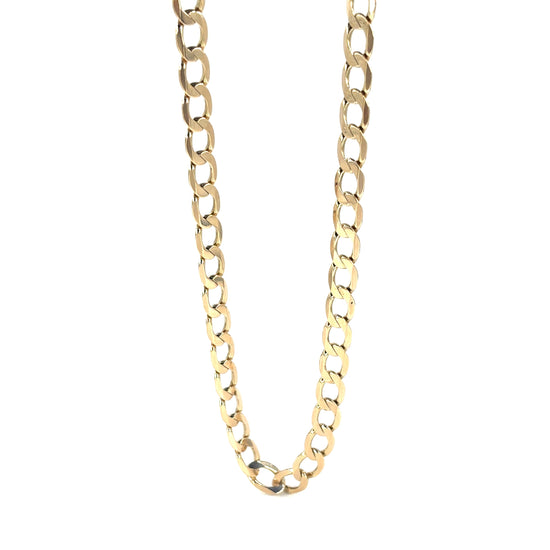 Men’s 9ct Yellow Gold Curb Chain - 33g 20” - Hyman’s Jewellers