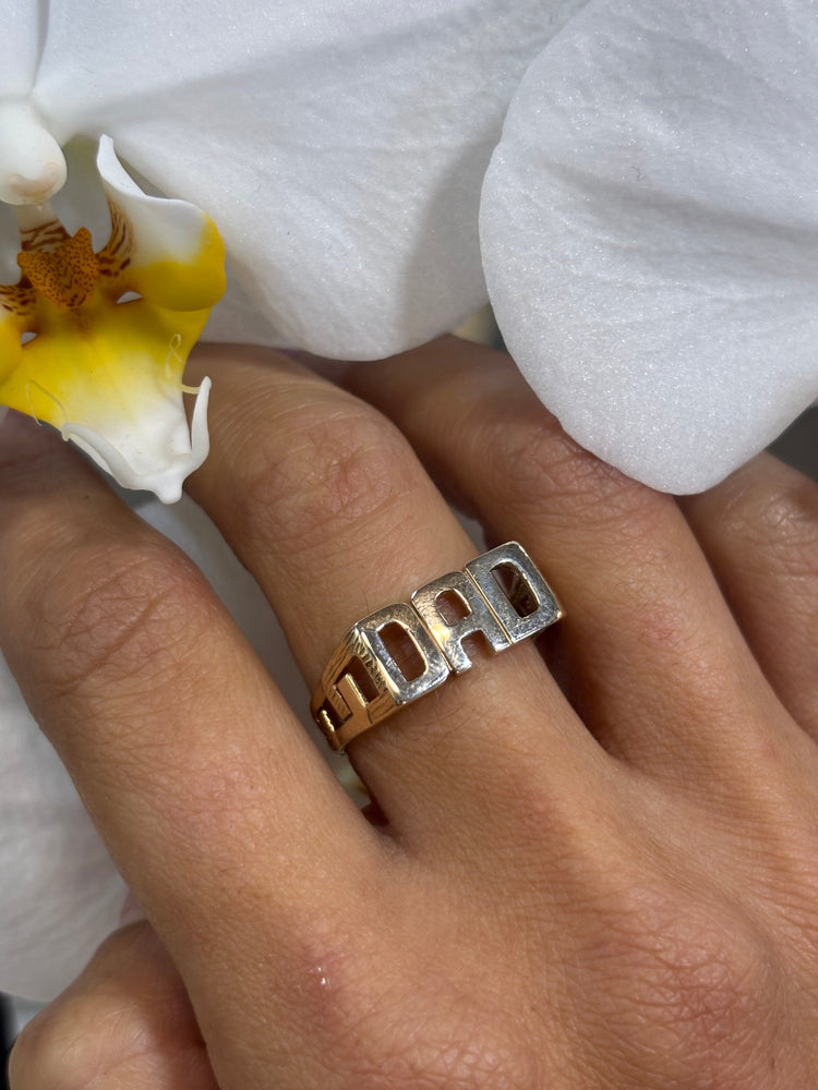 Men’s 9ct Yellow Gold Dad Ring - 3.3G - Hyman’s Jewellers