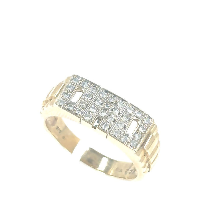 Men’s 9ct Yellow Gold Dad Ring - 5.1g - Hyman’s Jewellers