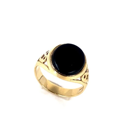 Men’s 9ct Yellow Gold Signet Ring - 4g - Hyman’s Jewellers