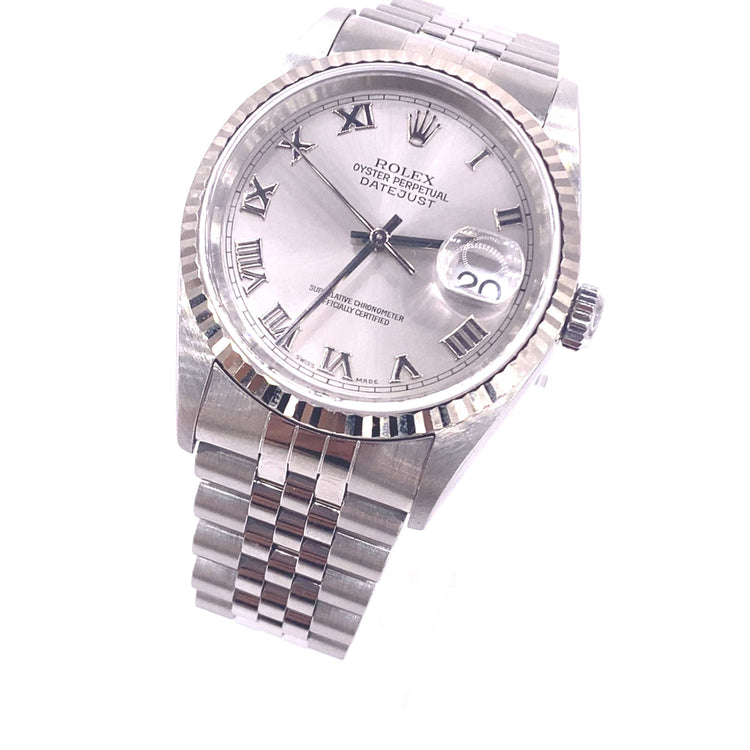 Men’s Stainless Steel Rolex Datejust Watch - 36mm - Hyman’s Jewellers