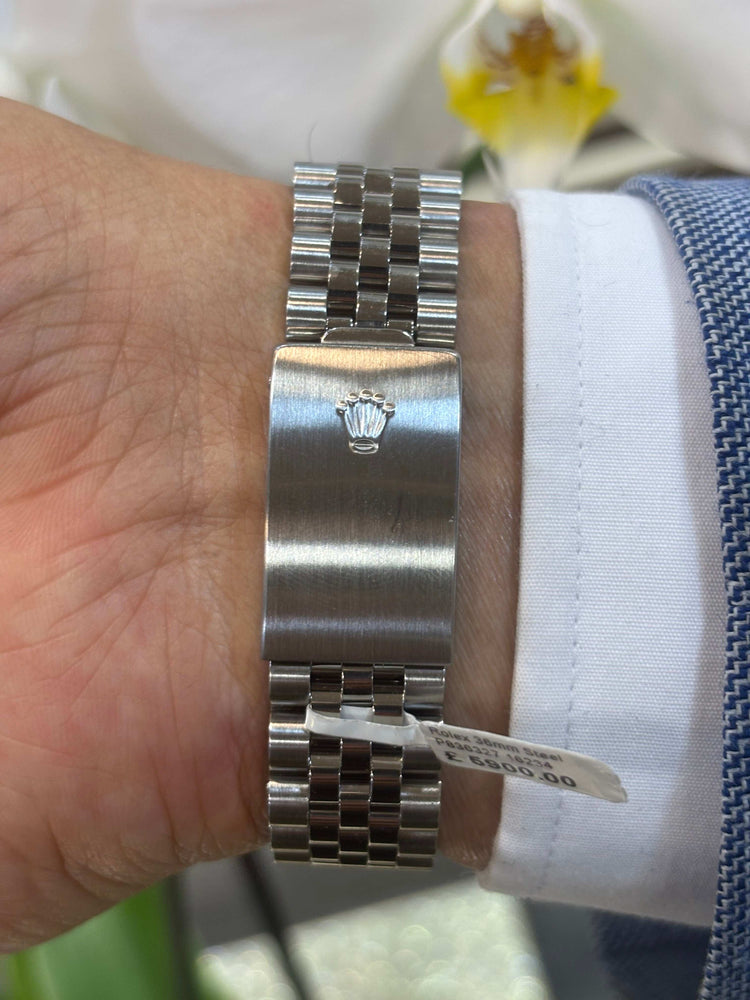 Men’s Stainless Steel Rolex Datejust Watch - 36mm - Hyman’s Jewellers