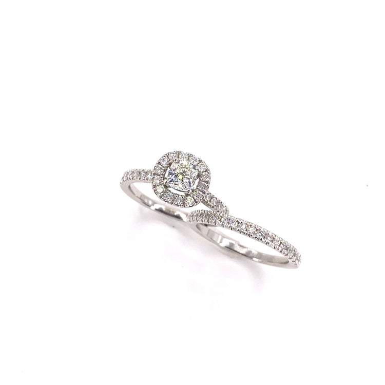 Platinum Diamond Engagement Set - 1.70ct - Hyman’s Jewellers