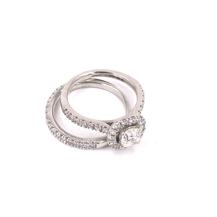 Platinum Diamond Engagement Set - 1.70ct - Hyman’s Jewellers