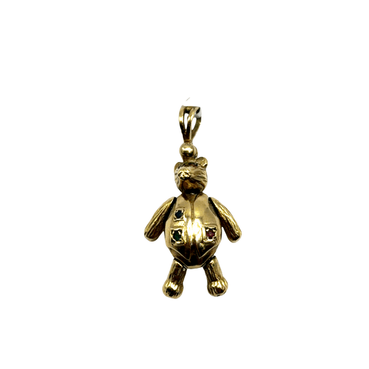 Teddy Bear Pendant in 9CT Yellow Gold 6.7g - Hyman’s Jewellers