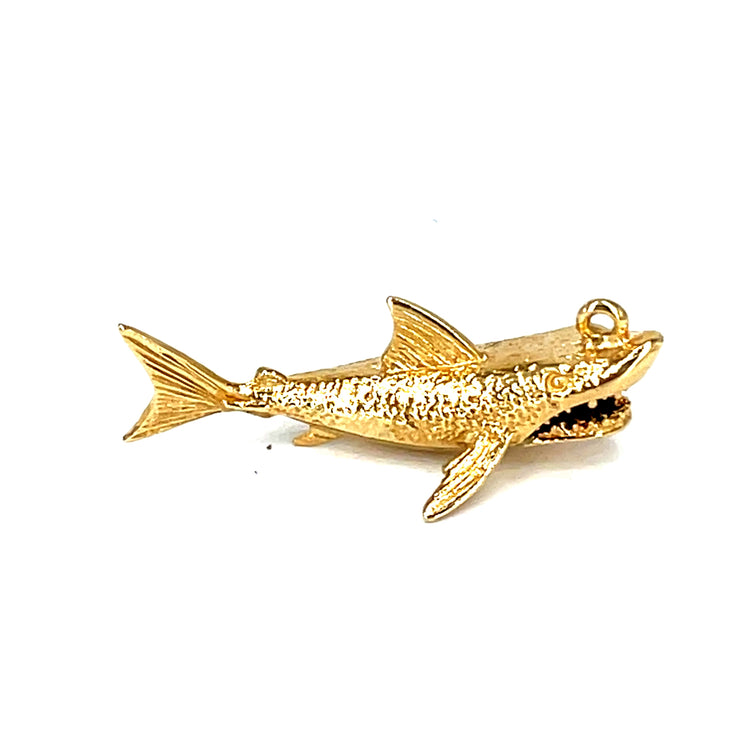 Textured Shark Pendant in 9Ct Yellow Gold 3.9g - Hyman’s Jewellers