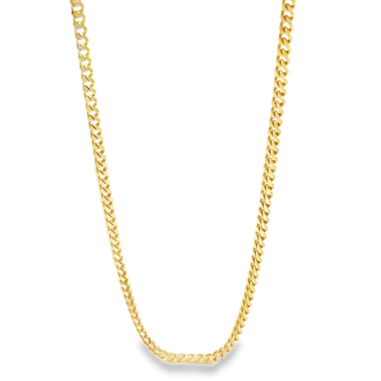 Unisex 9ct Yellow Gold Curb Chain - 18” 14.1g - Hyman’s Jewellers