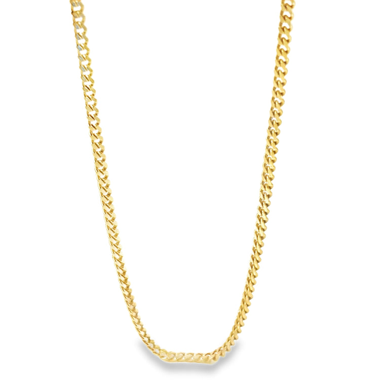 Unisex 9ct Yellow Gold Curb Chain - 18” 14.1g - Hyman’s Jewellers