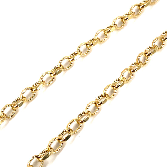 Unisex 9ct Yellow Gold Diamond Cut Belcher Chain - 22.5g 24” - Hyman’s Jewellers